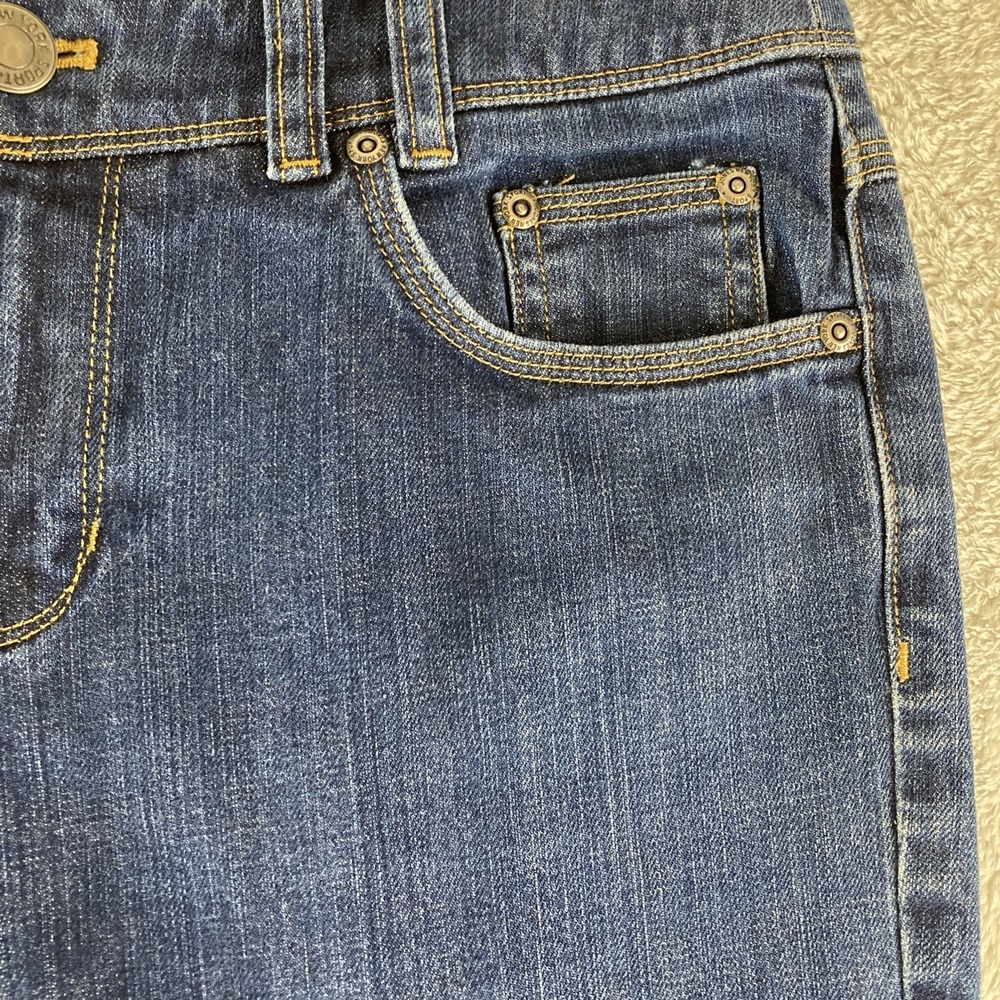 Jones New York Jeans Women's 4 Blue Denim Stretch Straight Leg Dark‎ Wash - Picture 4 of 16